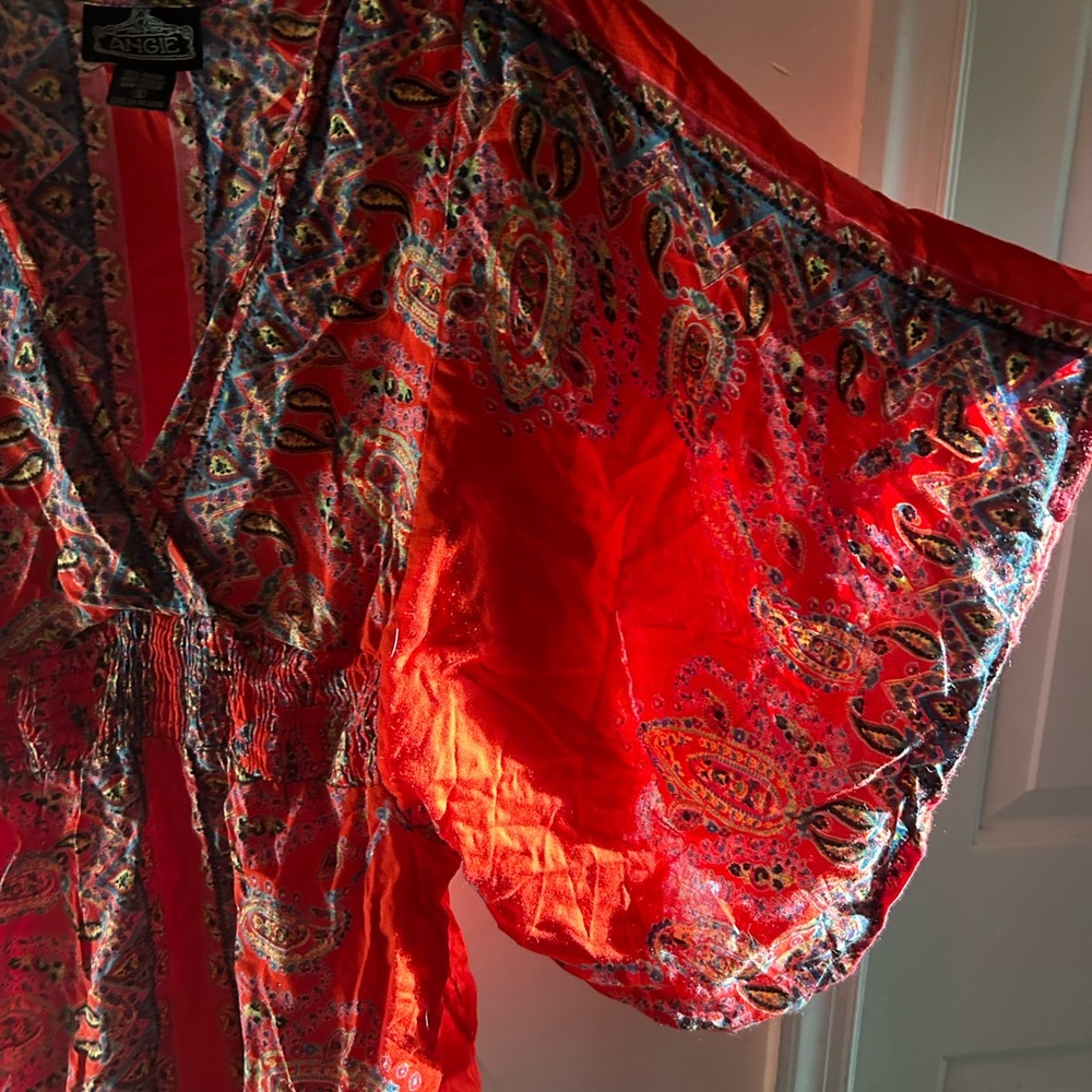 Stunning Vintage Patterned Blouse - image 4